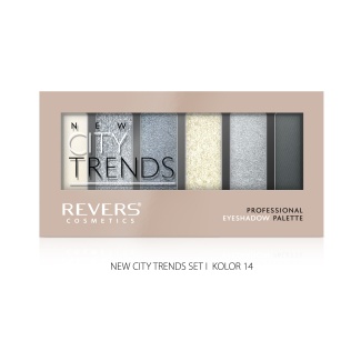 Cienie do powiek NEW CITY TRENDS, PROFESSIONAL EYESHADOW PALETTE