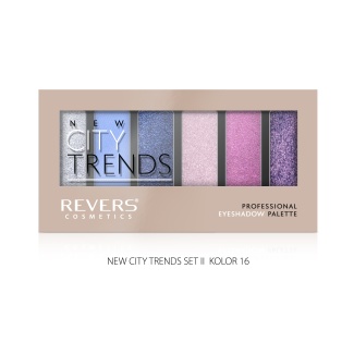 Cienie do powiek NEW CITY TRENDS, PROFESSIONAL EYESHADOW PALETTE